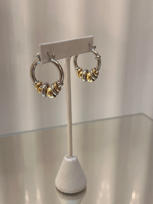 Two Tone Radda Earrings