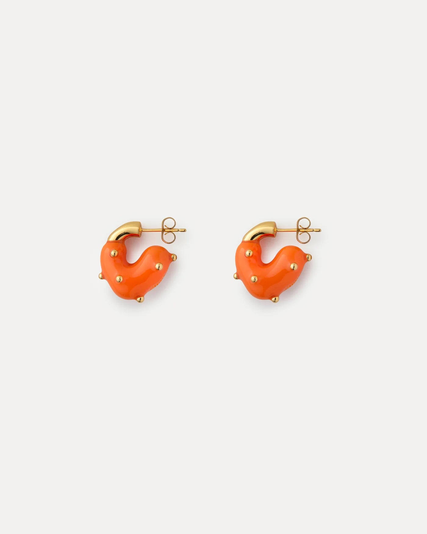 Theo Earrings, Orange