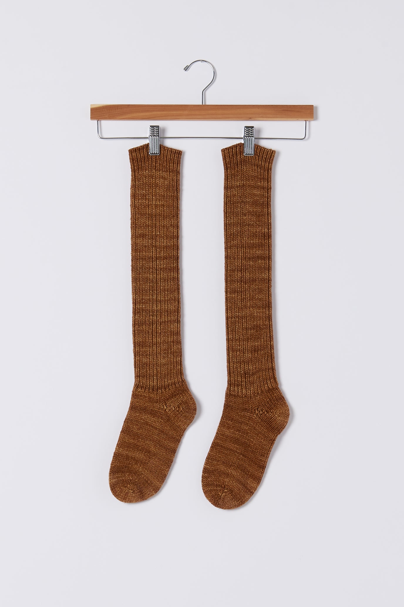 Long Wool Socks, Acorn