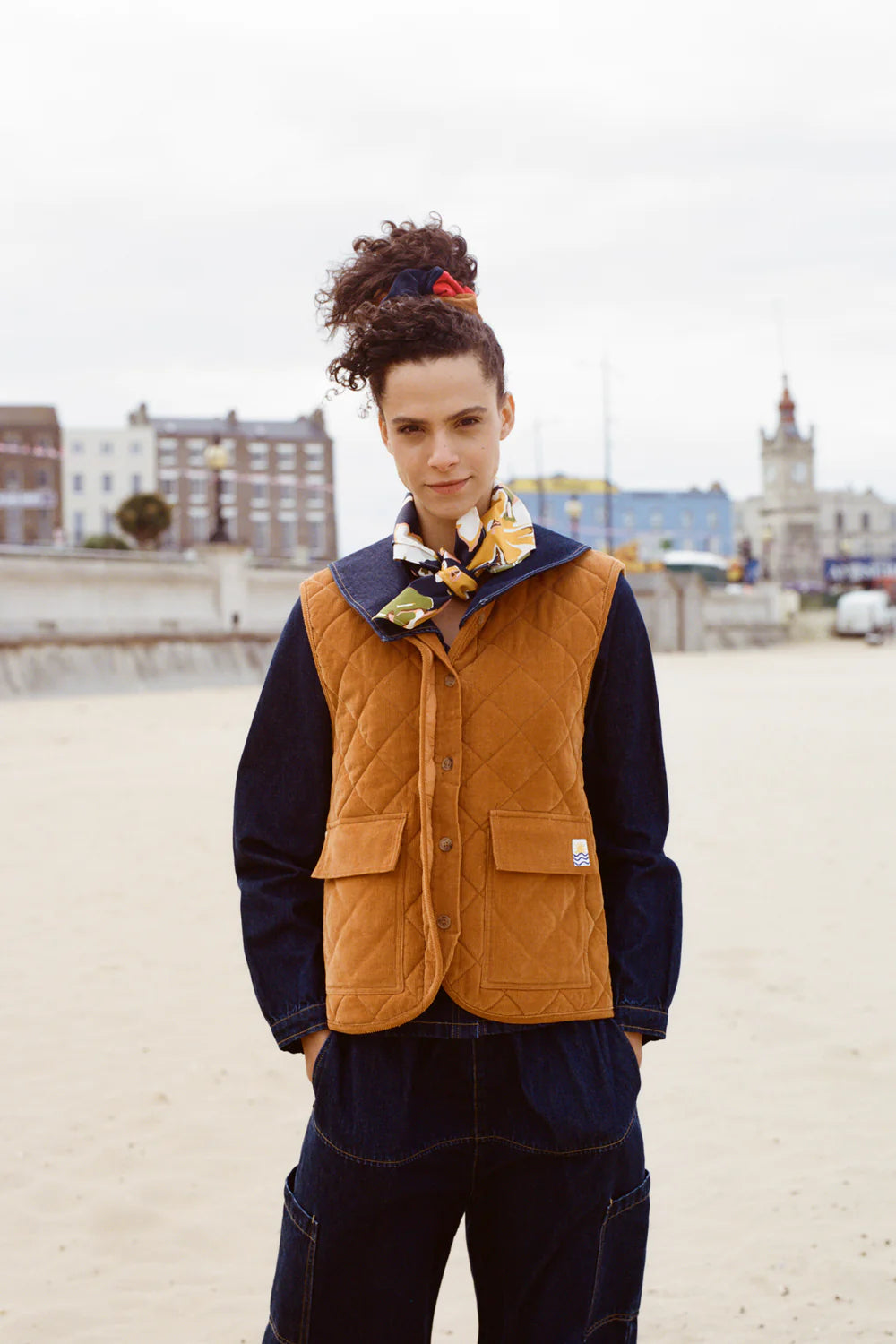 Flint Waistcoat, Ochre