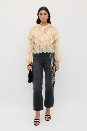 Faryn Top, Vintage Cream