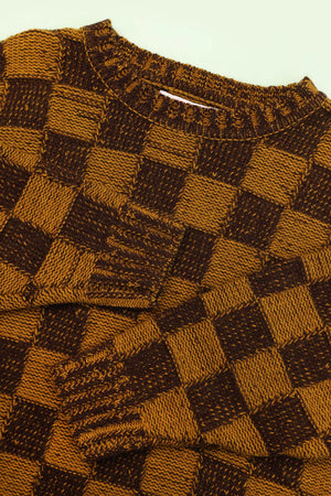 Dixon Knit Dress, Chessboard