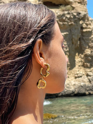 Globo Earrings Gold