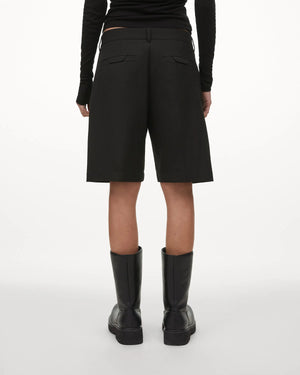 Humint Wool Shorts, Black