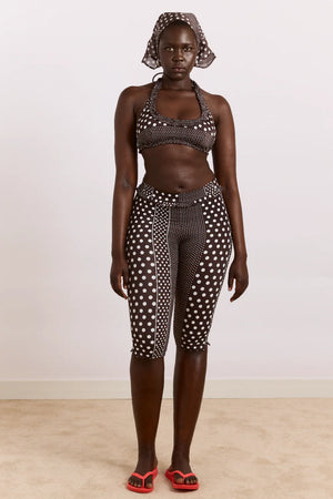 Cove Capri Short, Spot Stripe