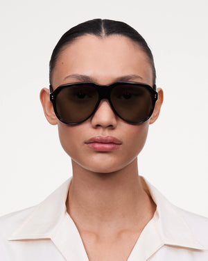 Caine Sunglasses, Dusty Brown Tortoise