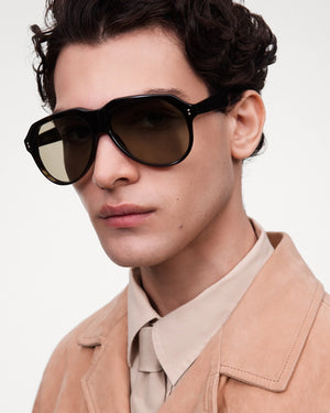 Caine Sunglasses, Dusty Brown Tortoise