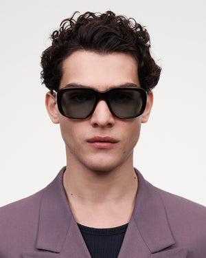 Louis Sunglasses, Red Tortoise/Green