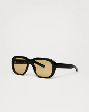 Louis Sunglasses, Black/Yellow