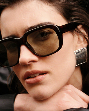 Louis Sunglasses, Black/Yellow