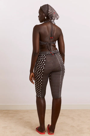 Cove Capri Short, Spot Stripe