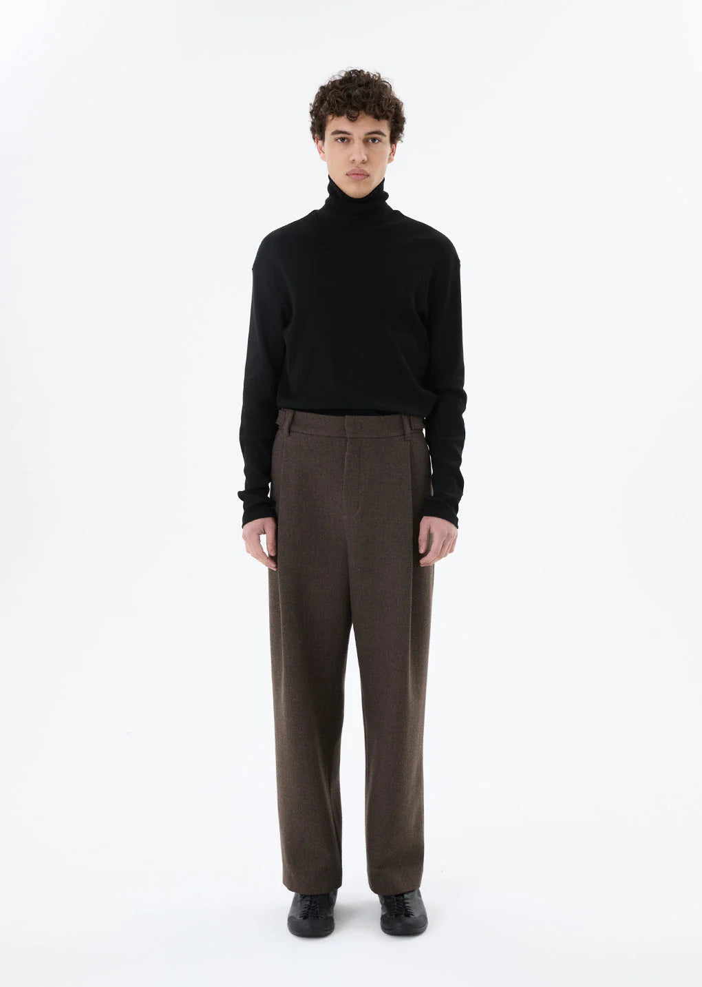 Wool Martin Pants, Brown