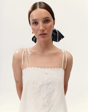 Lybid Bandana Top, Milk