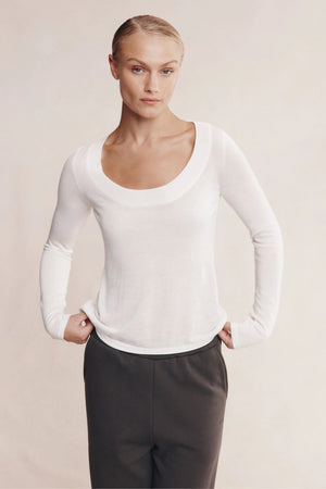Veneda Top, Ivory