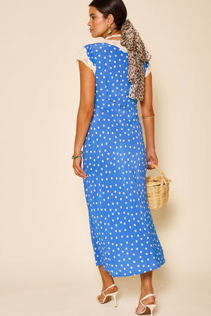 Amari Dress Bohemia Spot Blue