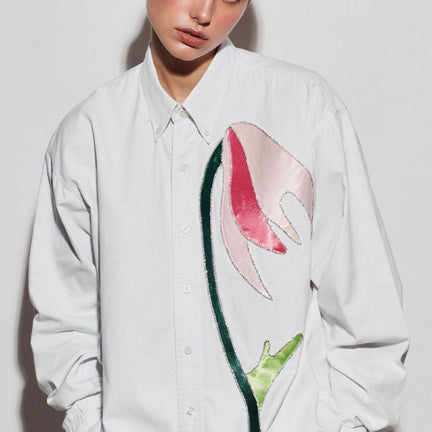 Redesigned Shirt 29, Flower Pink