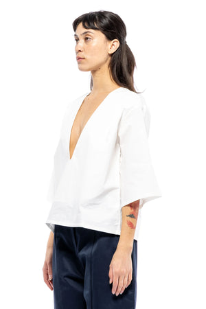 Poppy Top, White