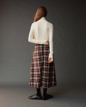 Roll Neck Jersey Top, Ivory