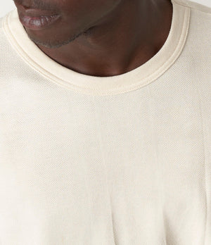 Loopwheeled Relaxed Fit Pikée T-Shirt