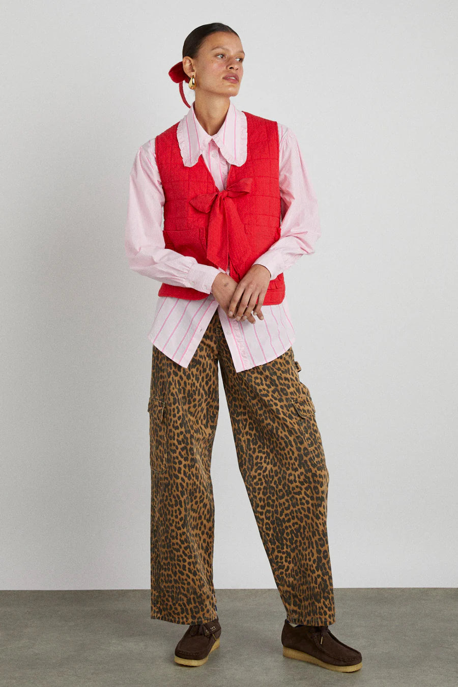 Leopard Cargo Trouser