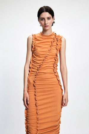Nogata Dress, Orange