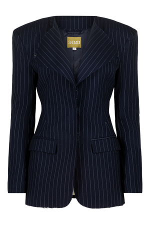 JACKET.04.D6.24, Navy Pin Stripe