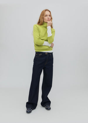 Buckle Jean in Indigo