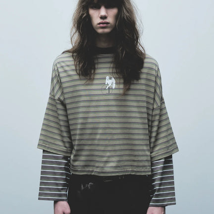 Double Layer Long Sleeve Tee