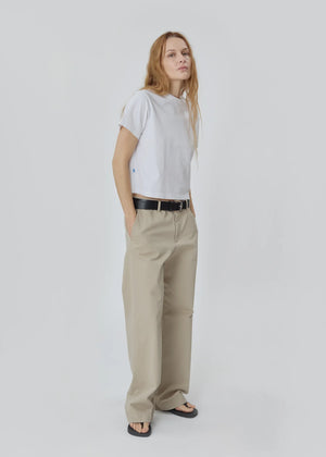 Slacks in Khaki