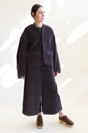 Pure Jacket, Mineral Dyed Black Carrot