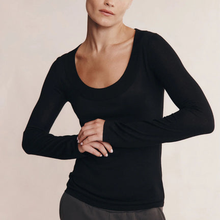 Veneda Top, Black