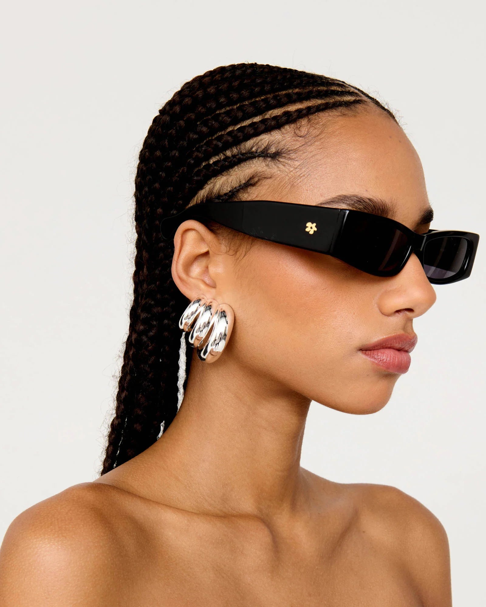 Tripla Hoops, Silver
