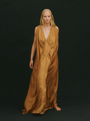 Venus Dress, Gold