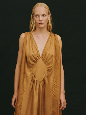 Venus Dress, Gold