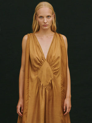 Venus Dress, Gold