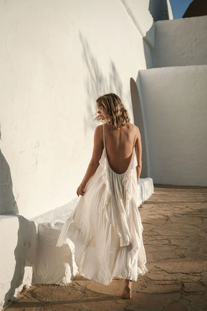 Syros Dress, Milk