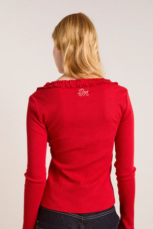 Varsha Cardigan, Cherry