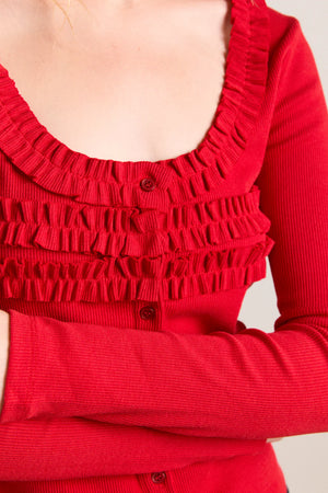 Varsha Cardigan, Cherry