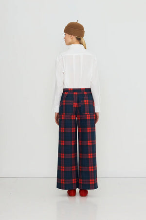 Bow Neck Shirt, White