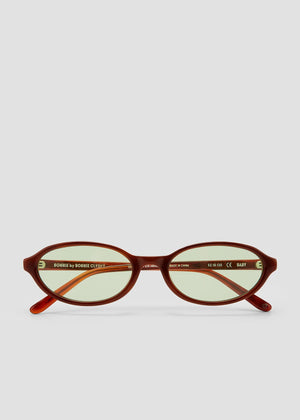 Baby Sunglasses, Brown Tortoise/Green