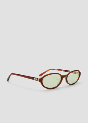 Baby Sunglasses, Brown Tortoise/Green