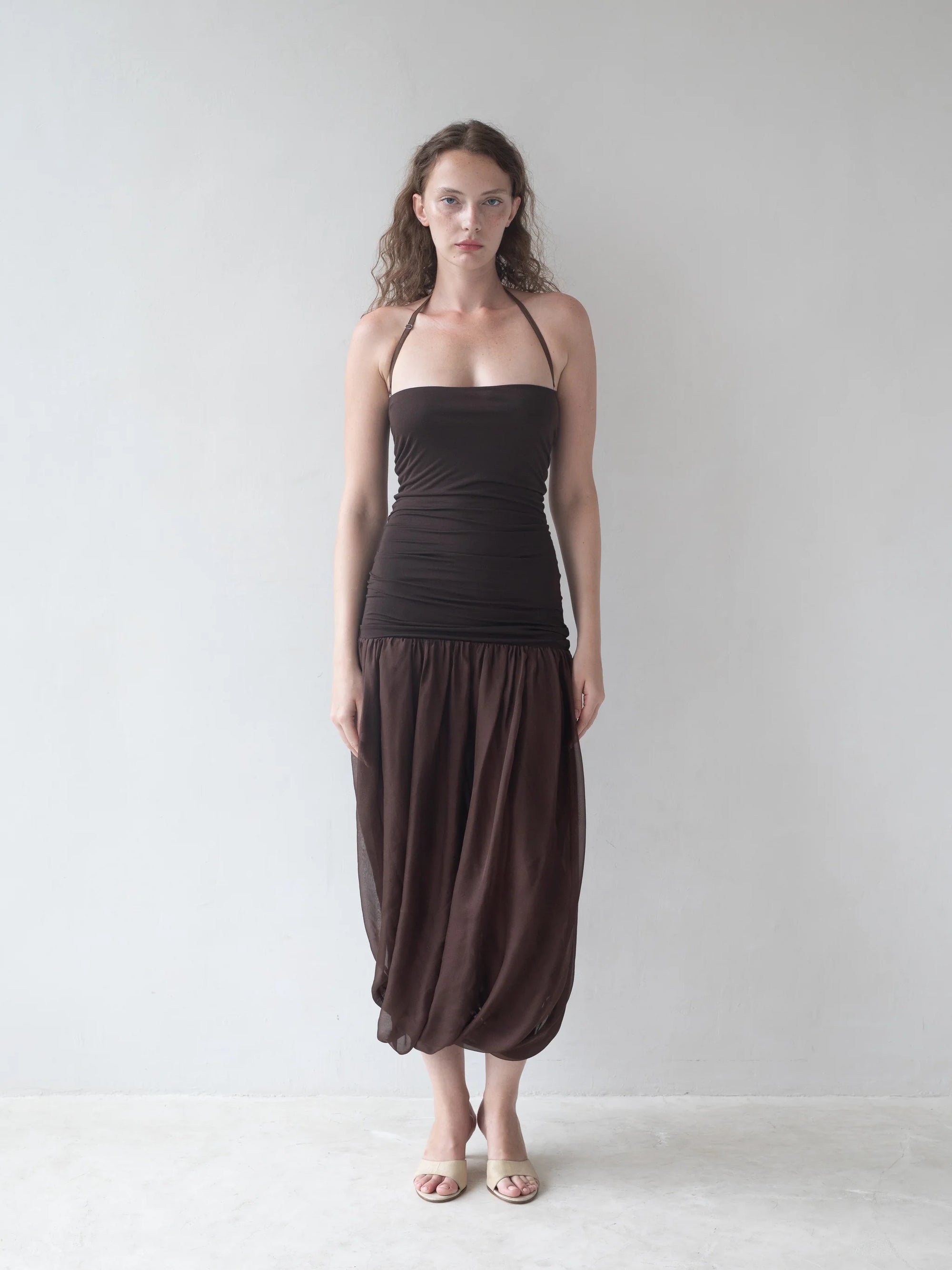 Willow Dress, Brown