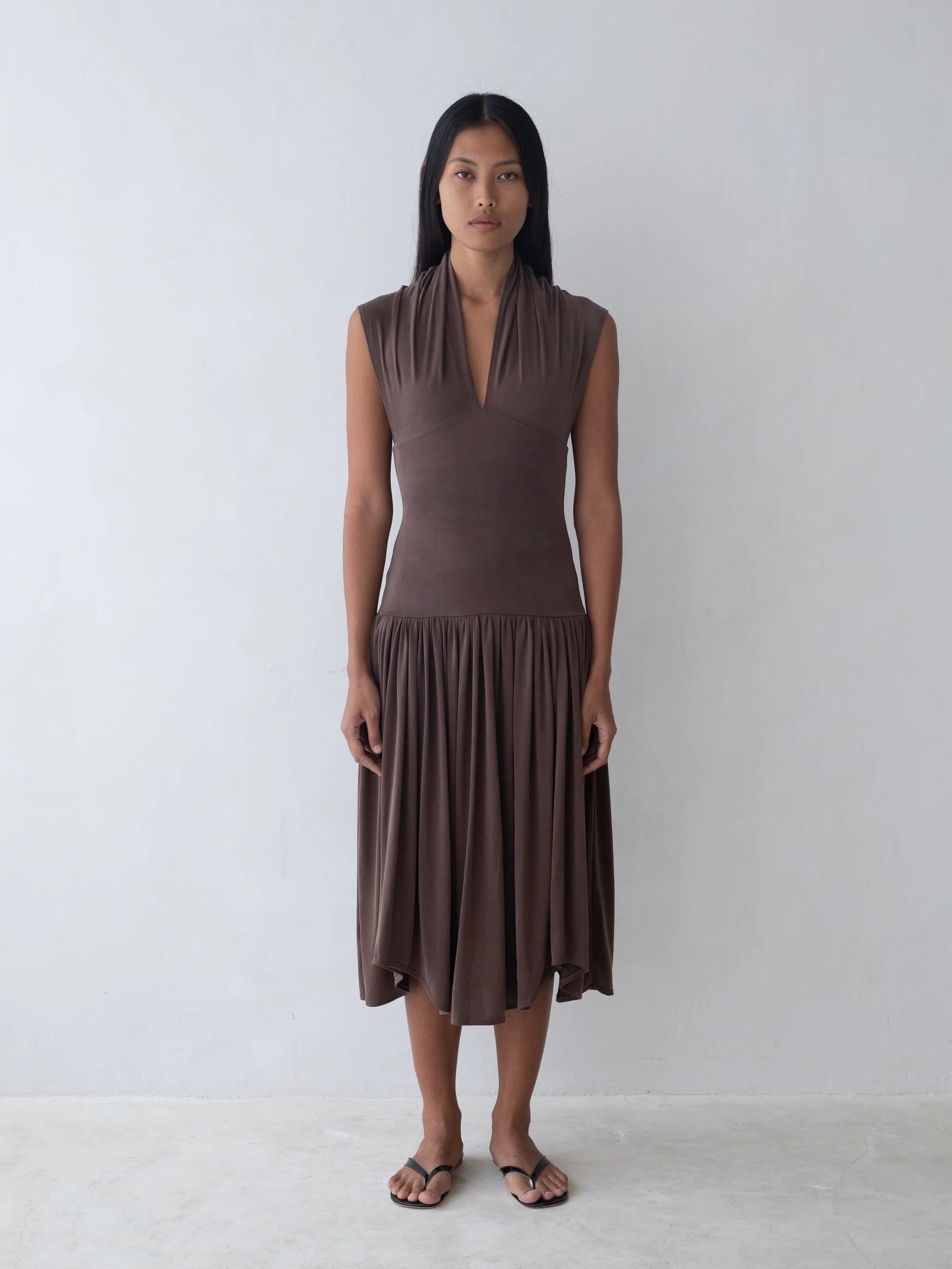 Twyla Dress, Brown