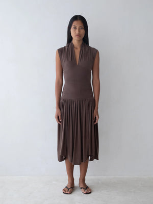Twyla Dress, Brown