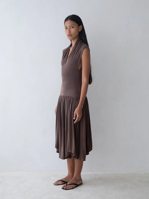 Twyla Dress, Brown