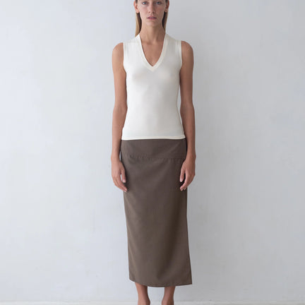 Scene Skirt, Brown