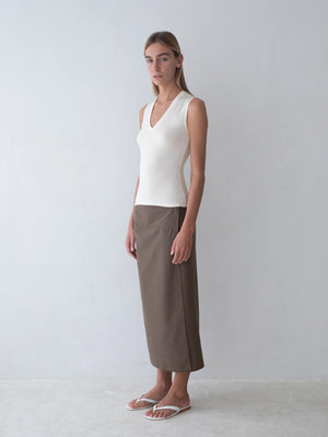 Scene Skirt, Brown