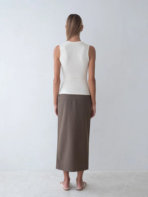 Scene Skirt, Brown