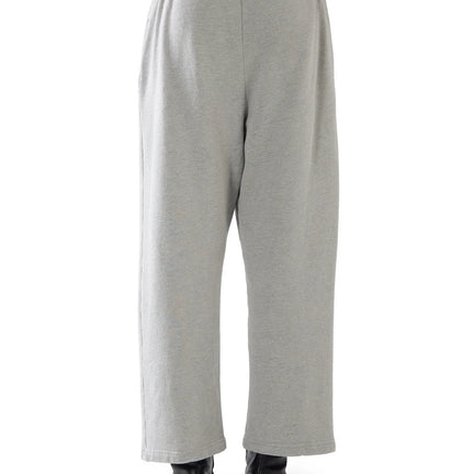Heavyweight Cropped Relaxed Pant, Heather Grey