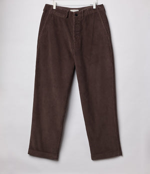 Organic Cotton Bold Corduroy Chino, Chocolate